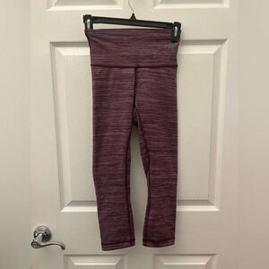 ! Lululemon Align Pant stripped purple size 4